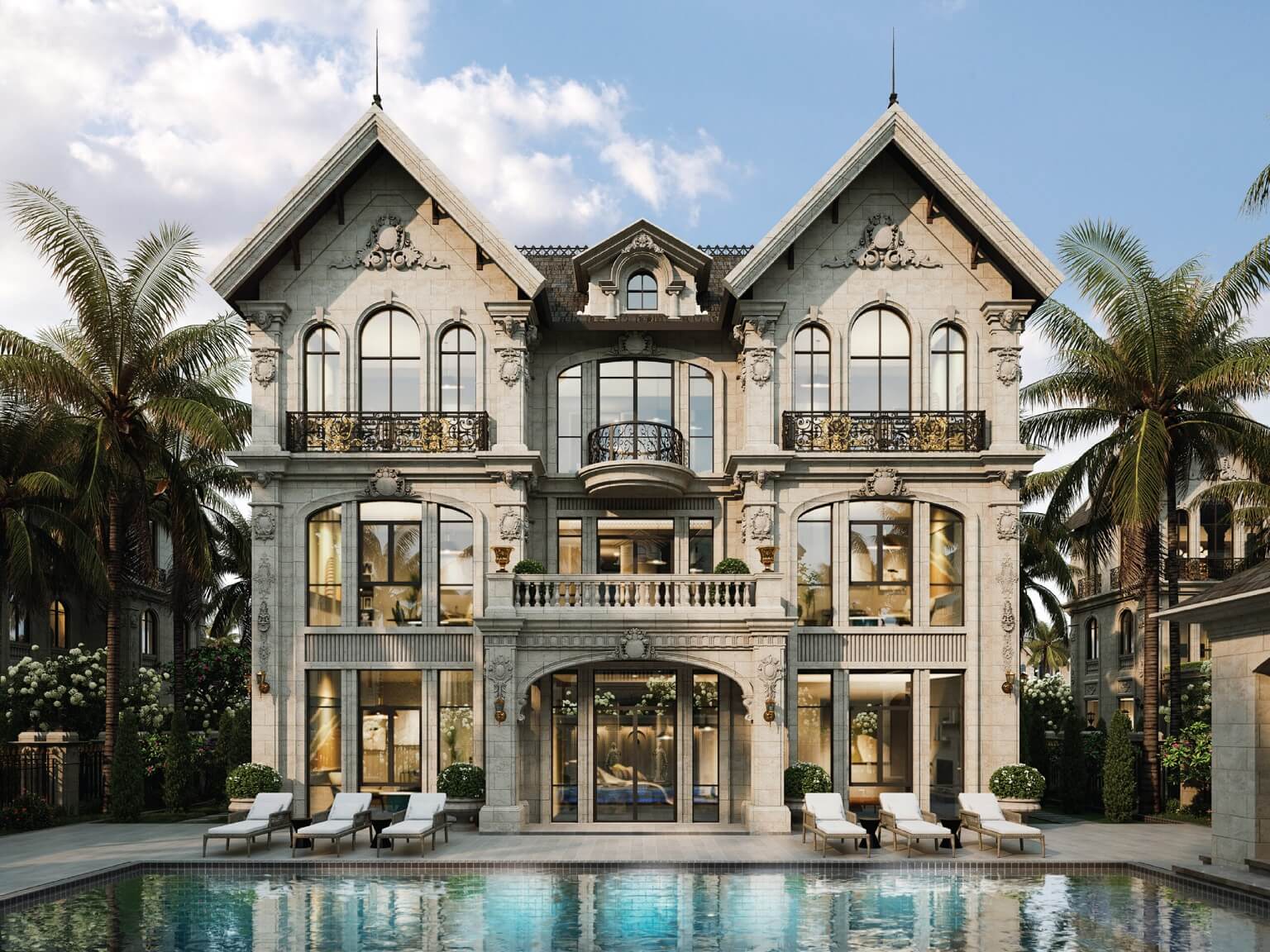 biệt thự noble palace riverside cẩm đình phúc thọ