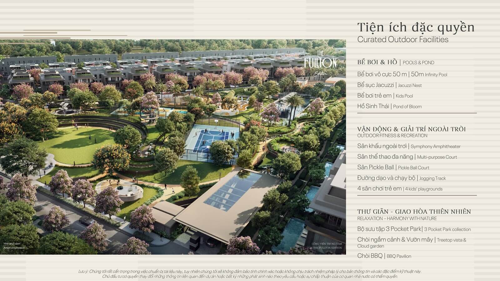tiện ích dự án the fulton capitaland văn giang hưng yên