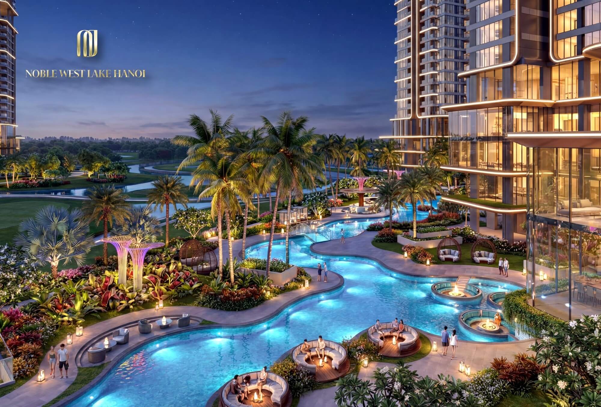 tiện ích dự án noble west lake tây hồ ciputra
